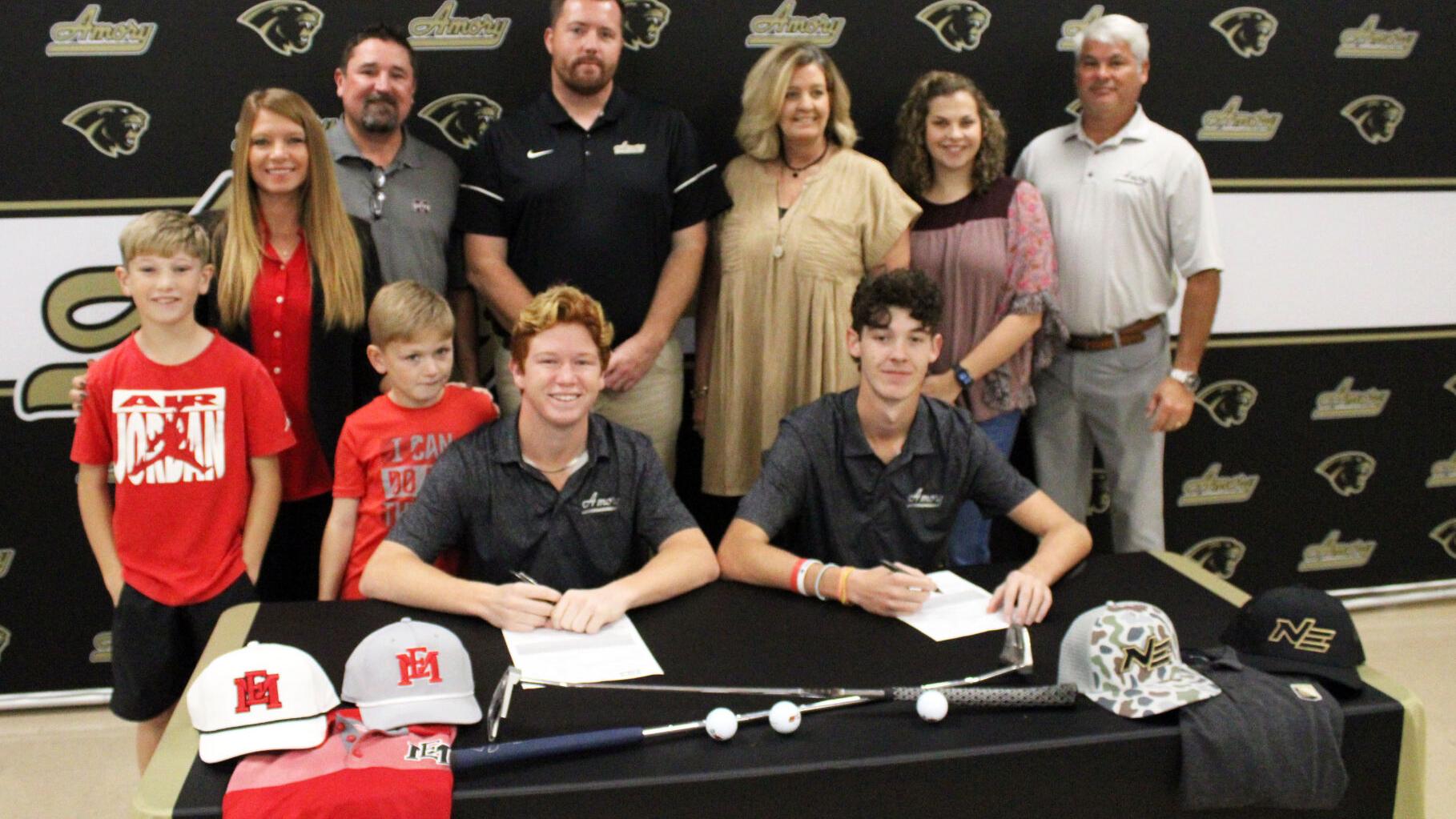 Amory’s Rock, Blair ink with EMCC, NEMCC golf